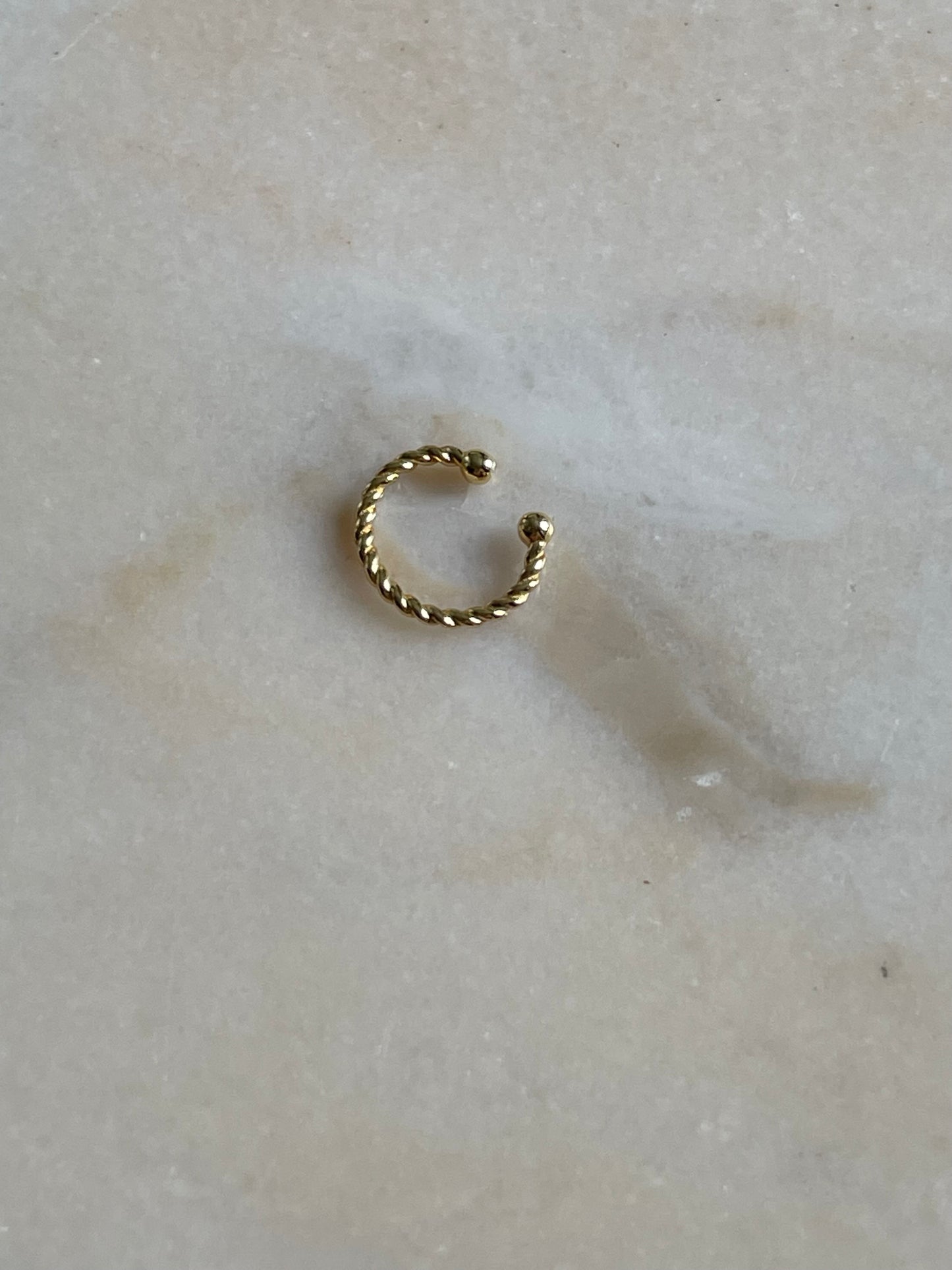 Rope Ear Cuff Gold