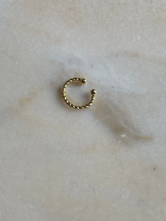 Rope Ear Cuff Gold
