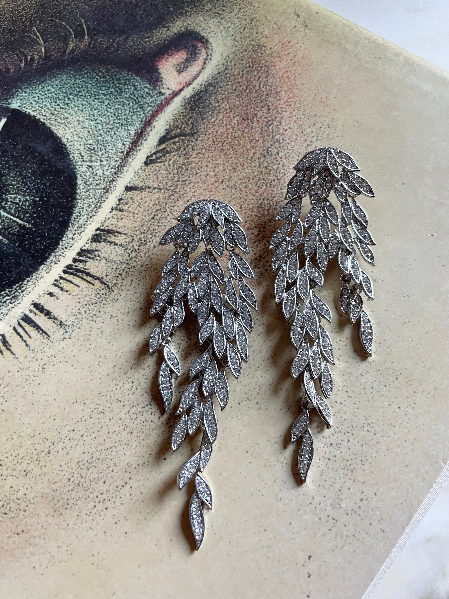 Wisteria earring silver