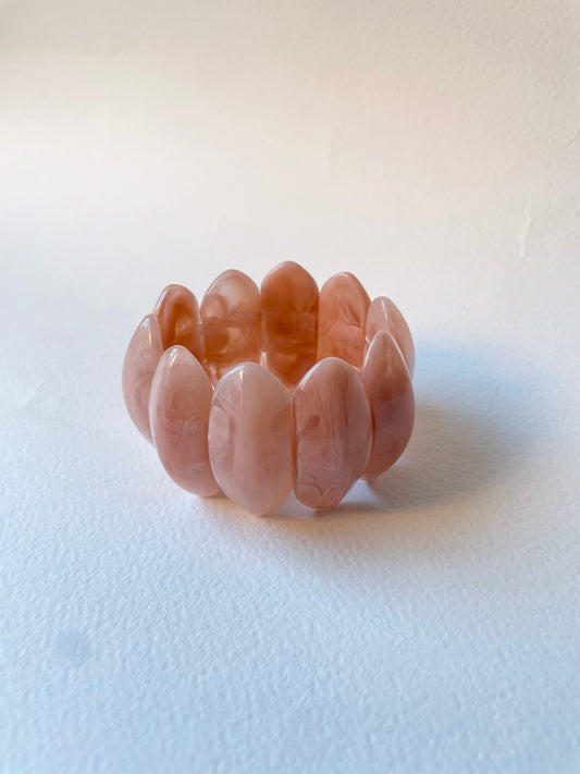 Phoebe Resin Bracelet Pink