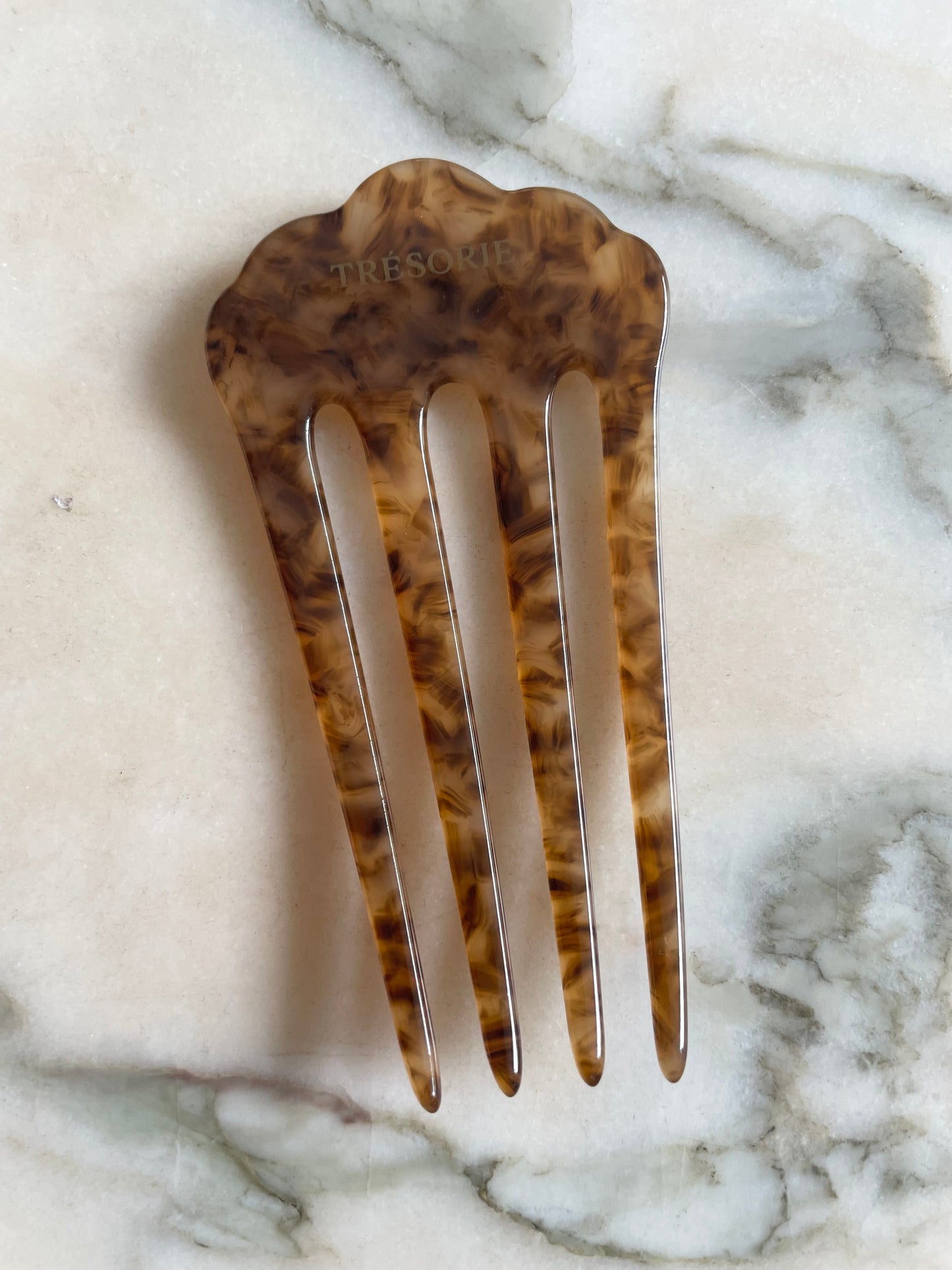 Emelie hair comb Brown