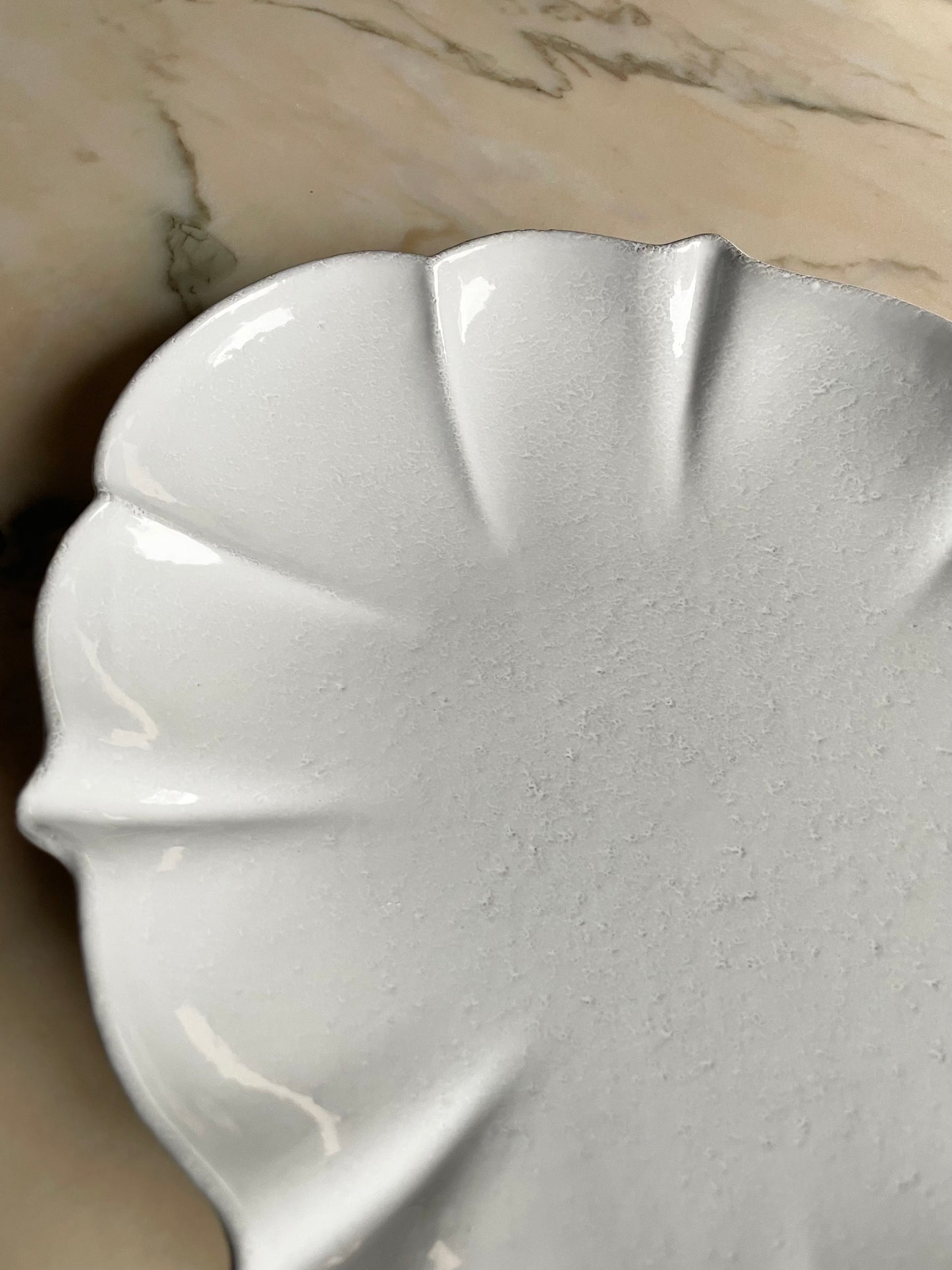 Oval Drapé platter