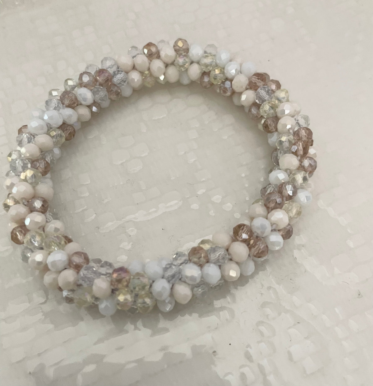 Daria hair & wrist band White