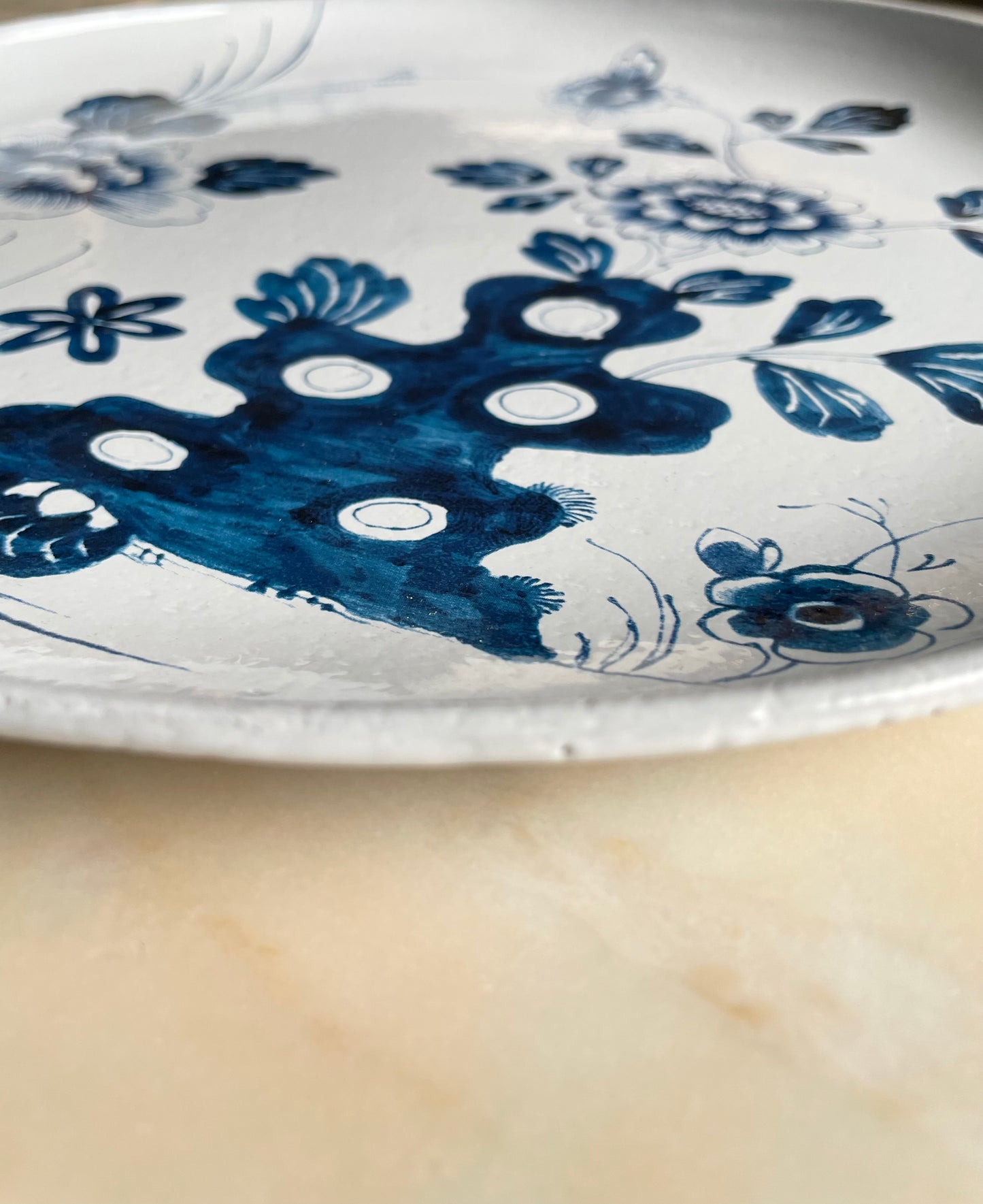 Peony chrysanthemum Bristol plate