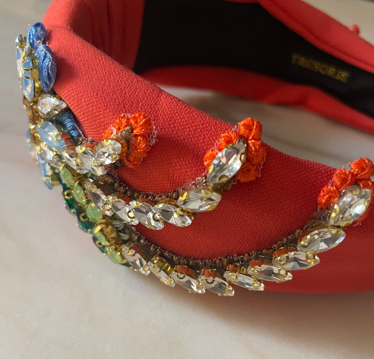 Agatha headband orange