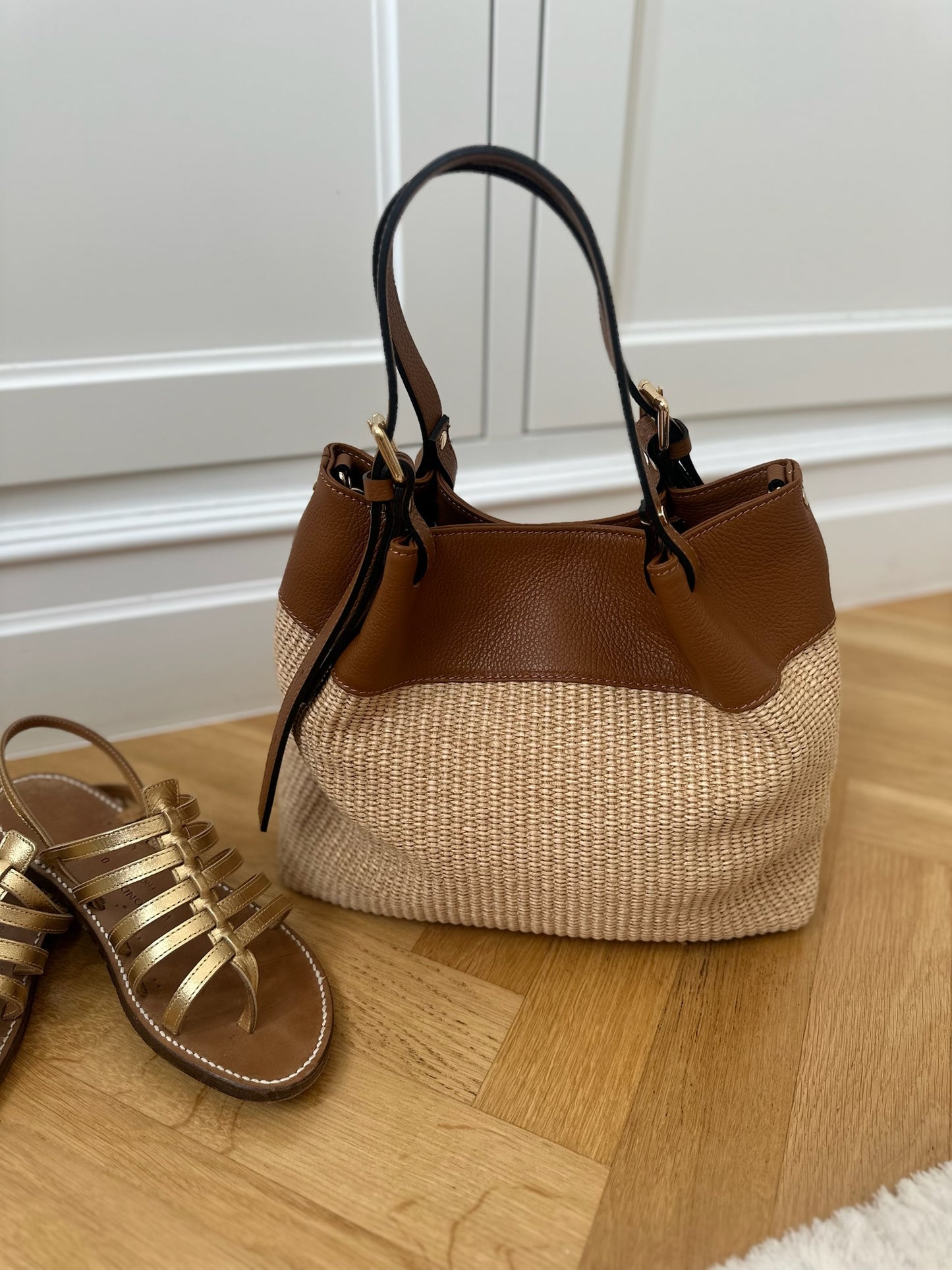 Monika raffia bag