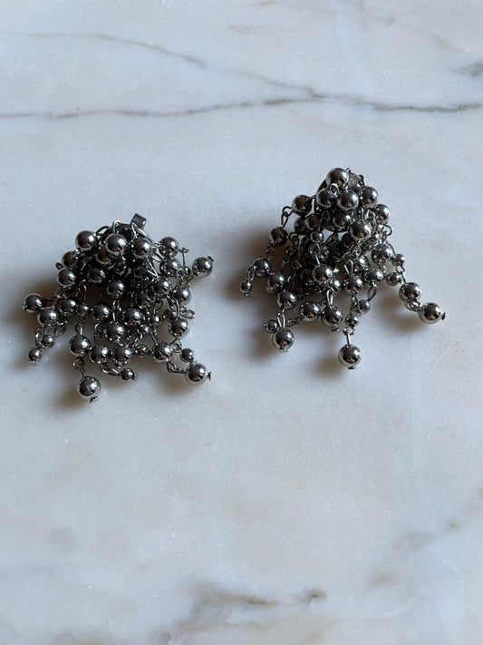 Fizzy Earring Clip Silver