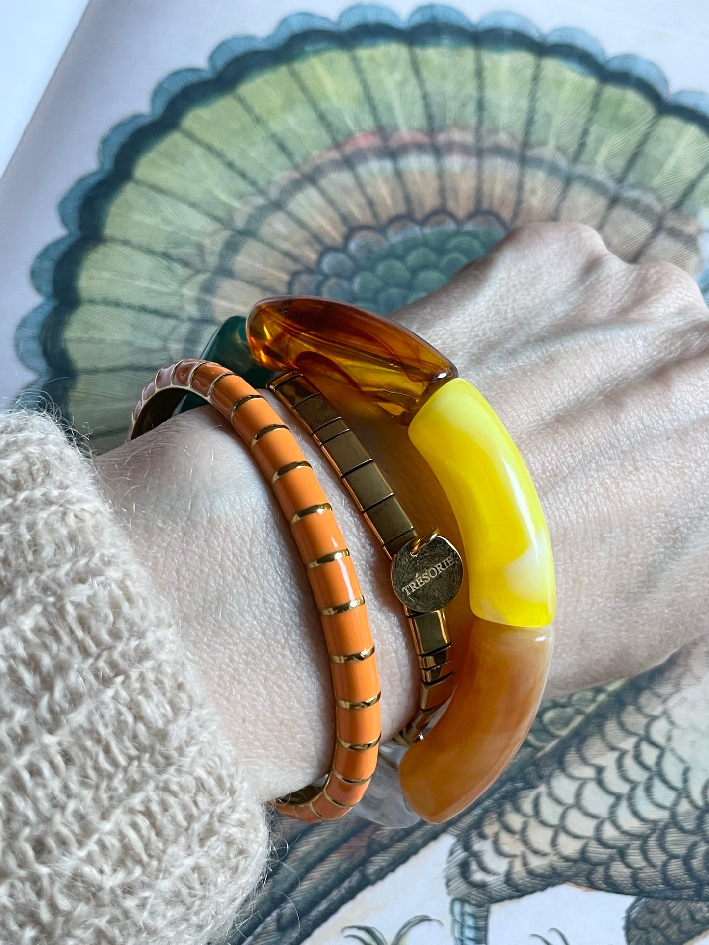 Coloro bangle orange