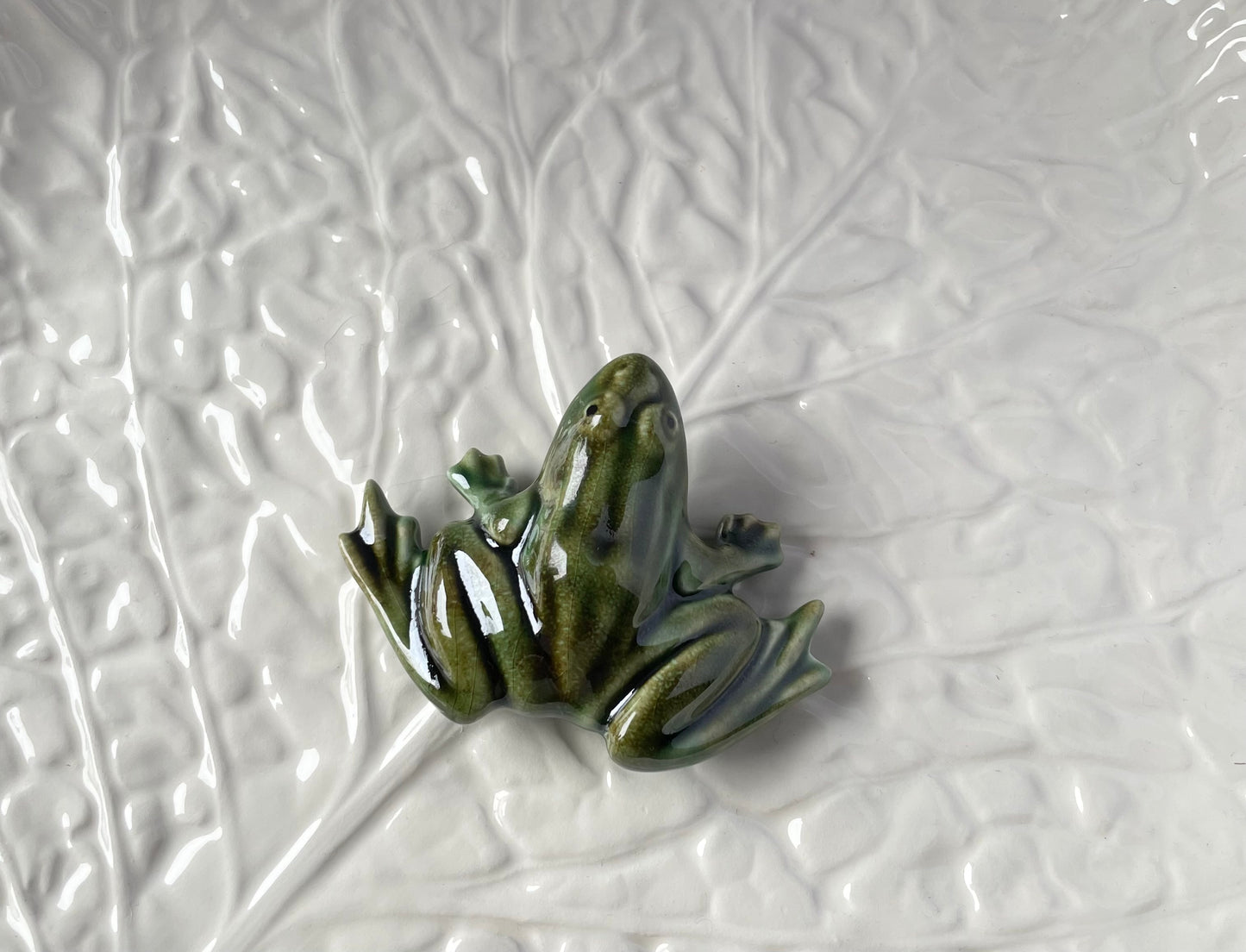 Ceramic frog petit