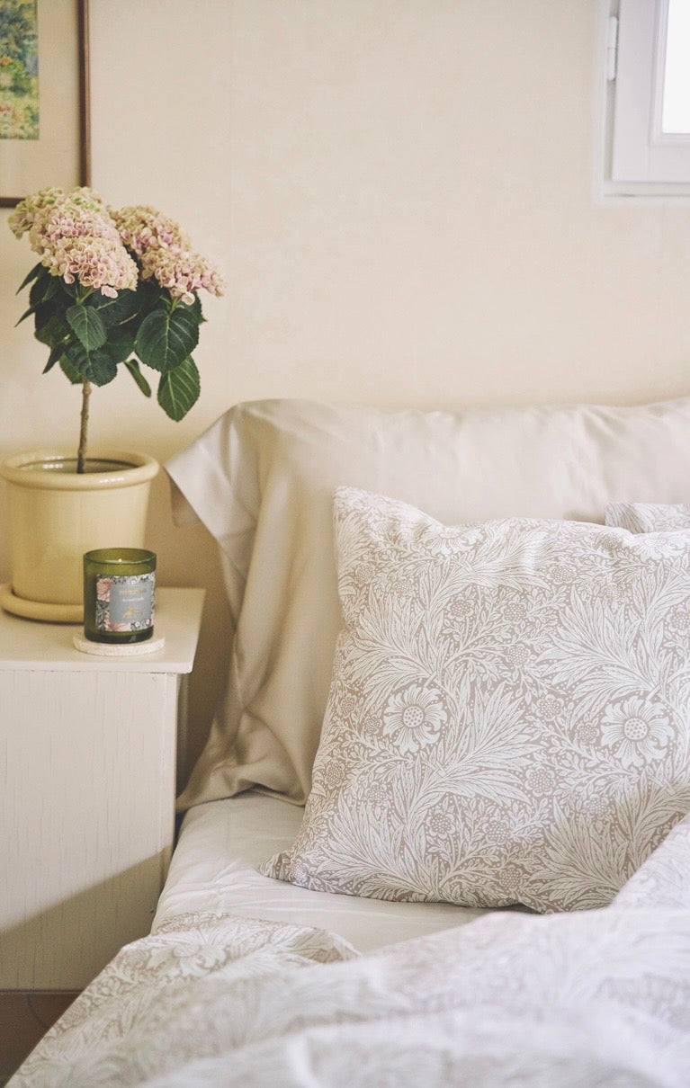 William Morris X Havi  pillow case Marigold beige