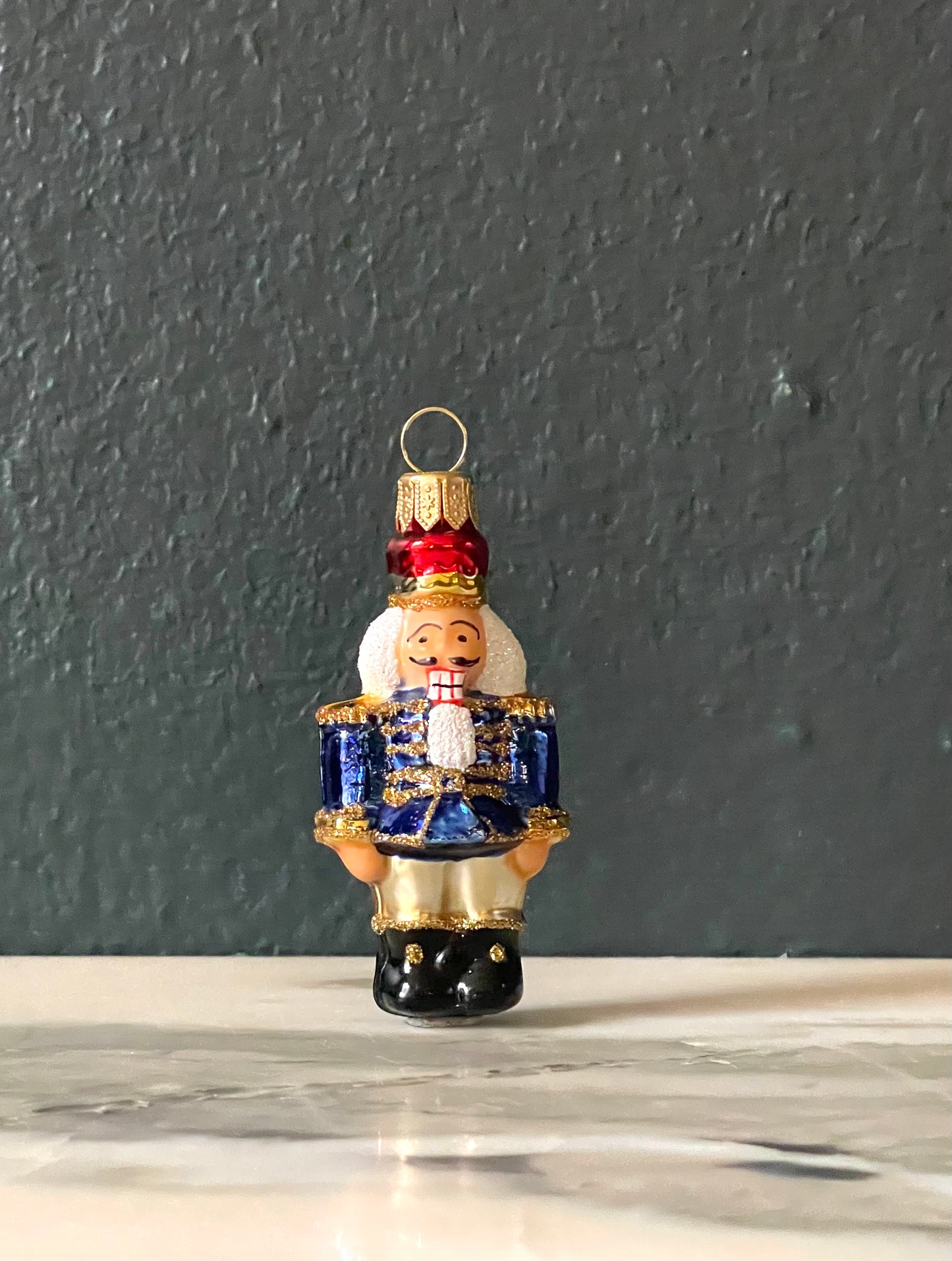 Classic Nutcracker Ornament, Blue