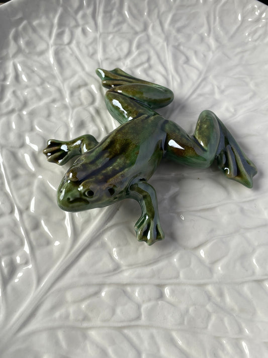 Ceramic frog