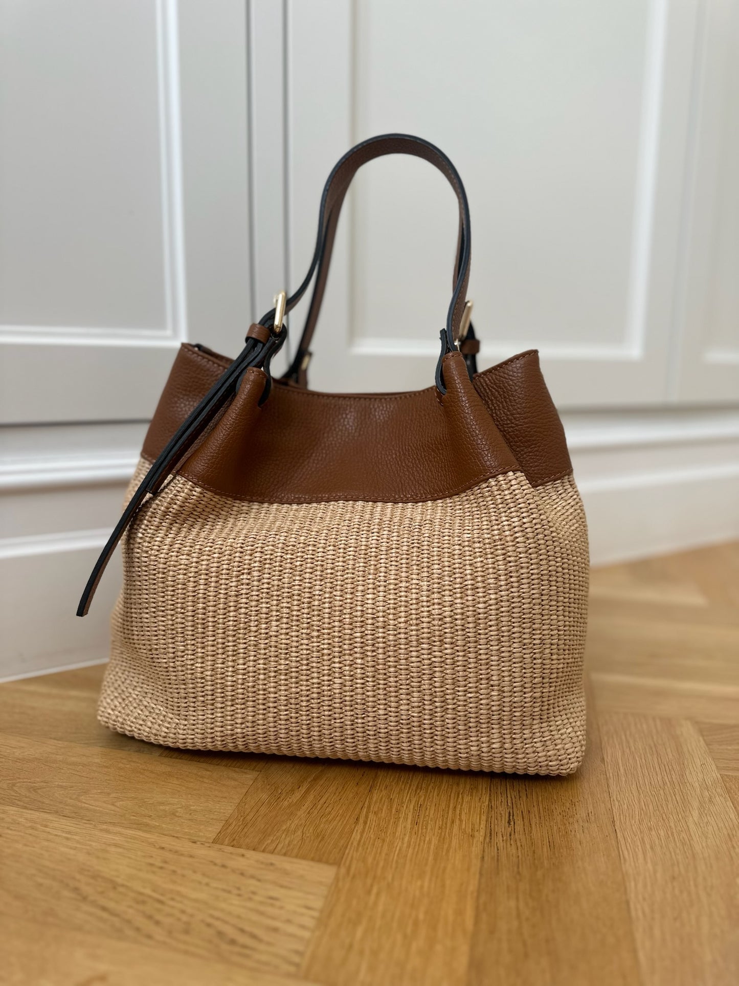 Monika raffia bag