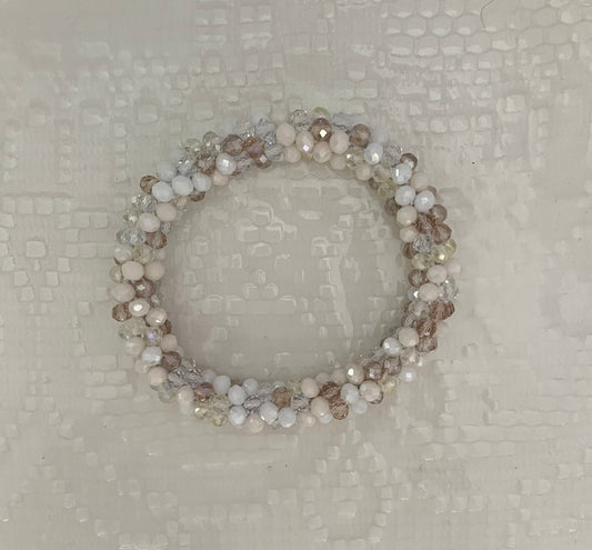 Daria hair & wrist band White