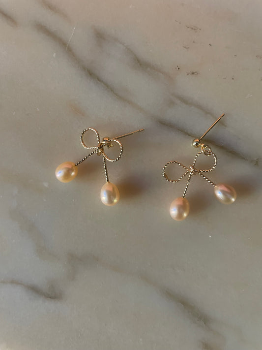 Bella Bow earrings