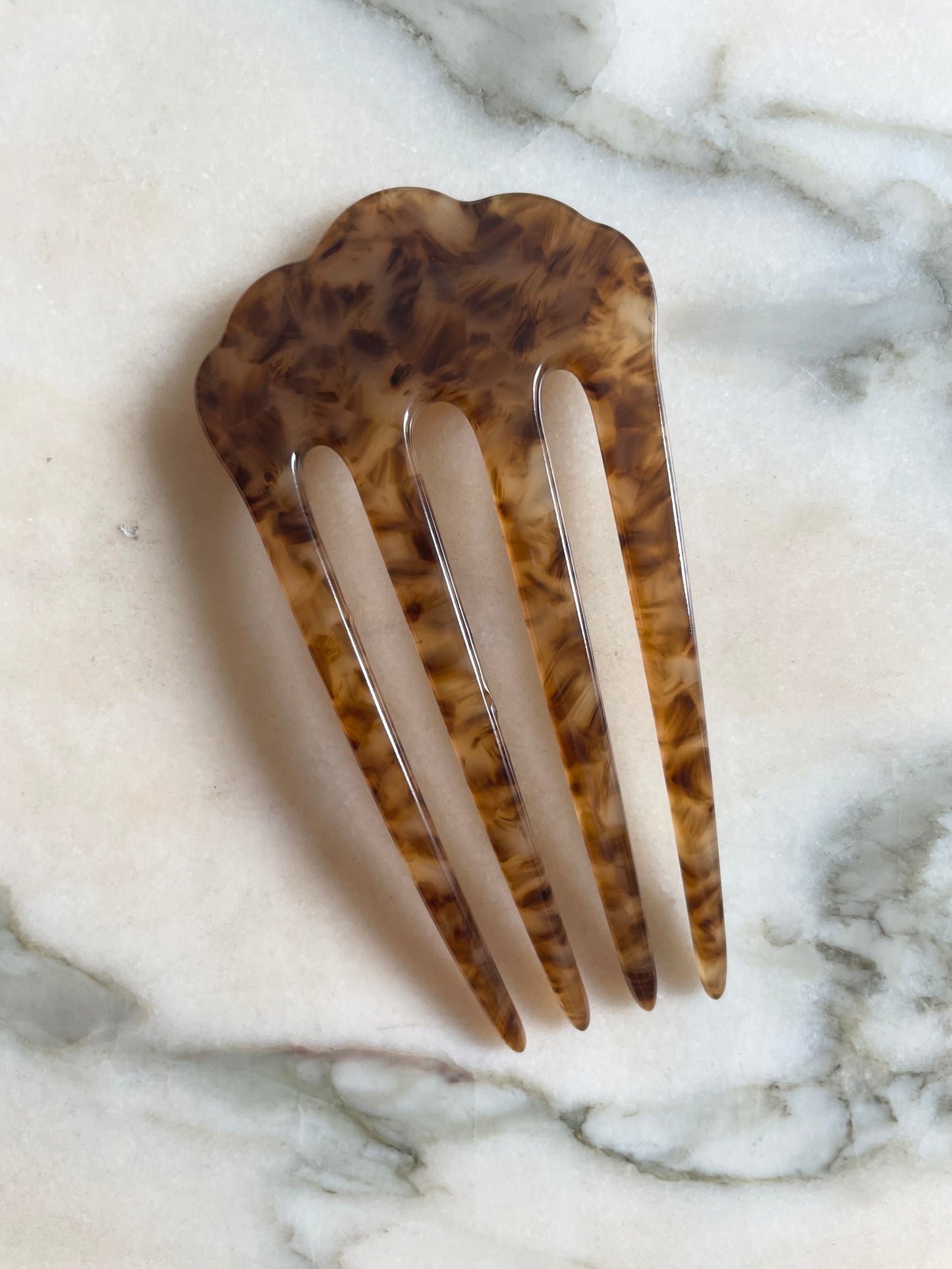 Emelie hair comb Brown