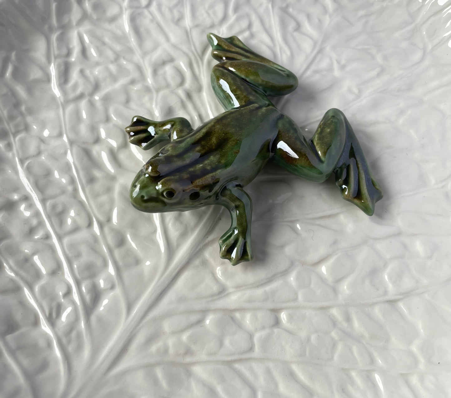 Ceramic frog
