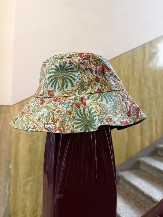 Agnes Bucket Hat Cotton turqoise