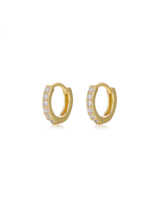 Ally zirkonia hoop gold