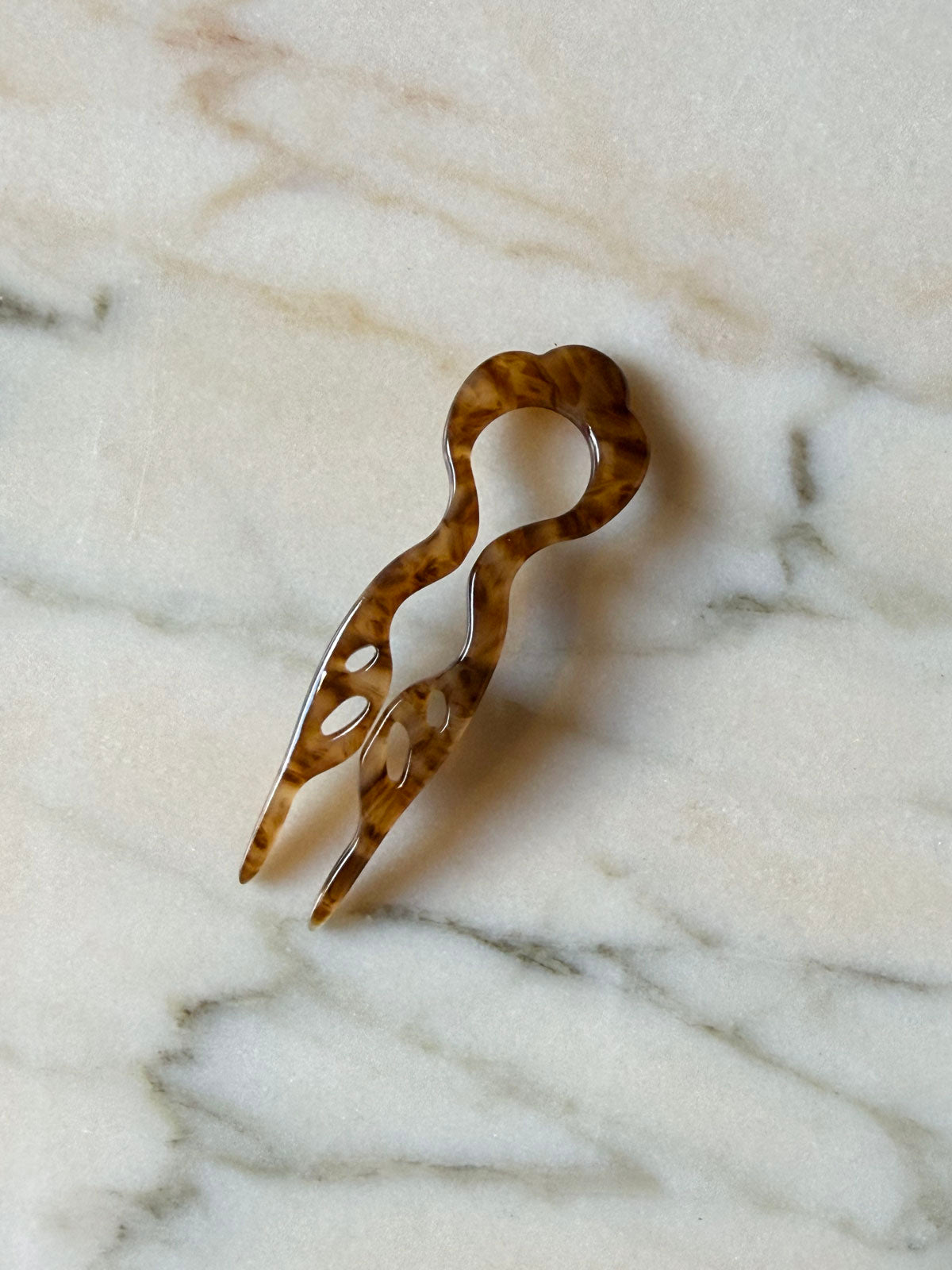 Amelie french hair pin Brown