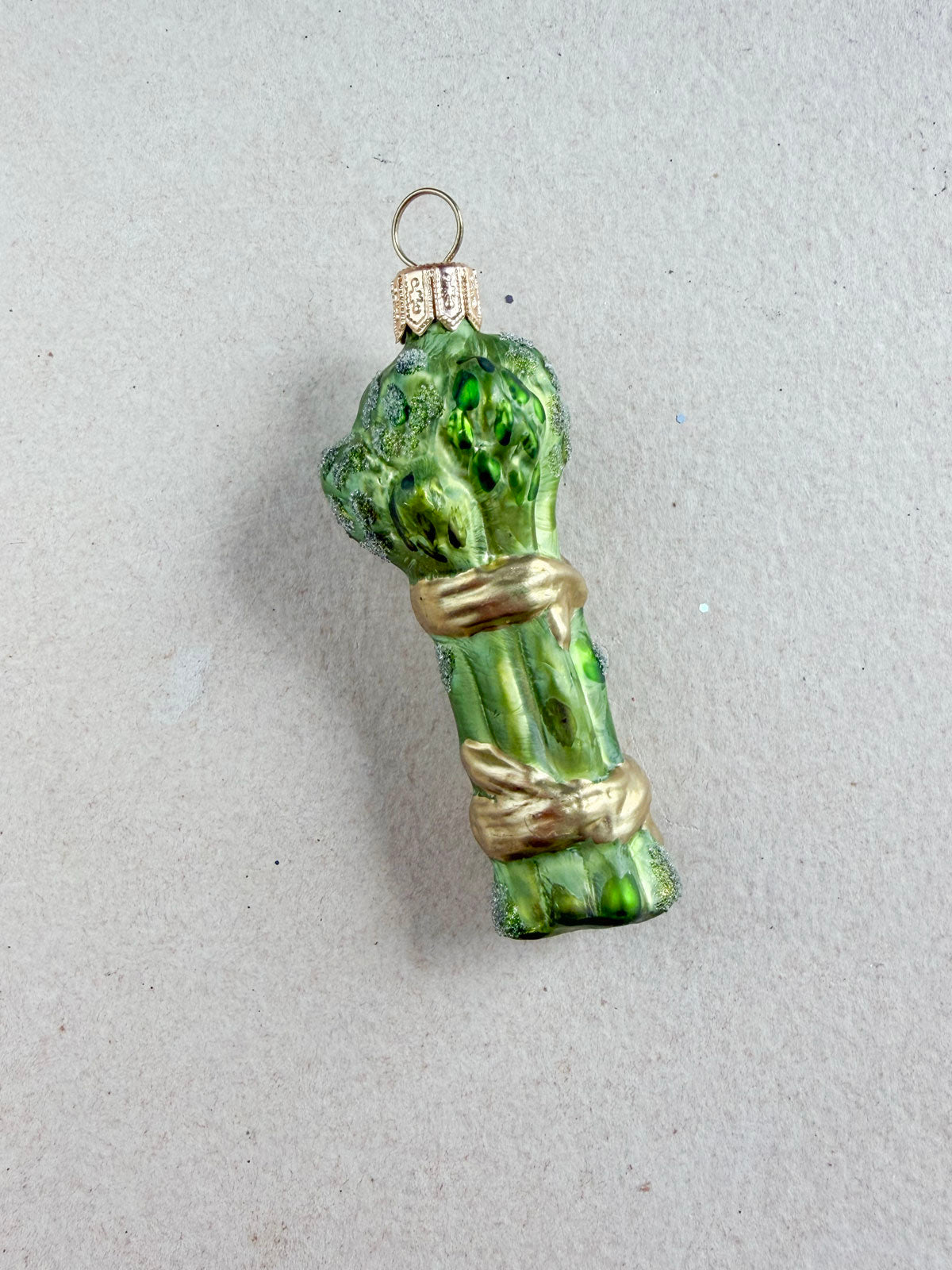 Asparagus Glass Ornament