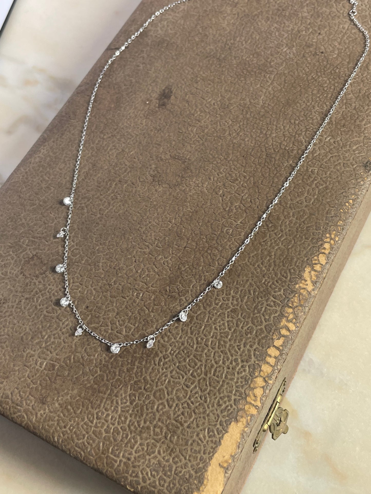 Cascade necklace Silver