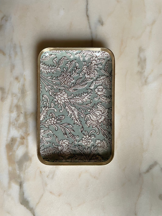 Mini tray Floral light blue