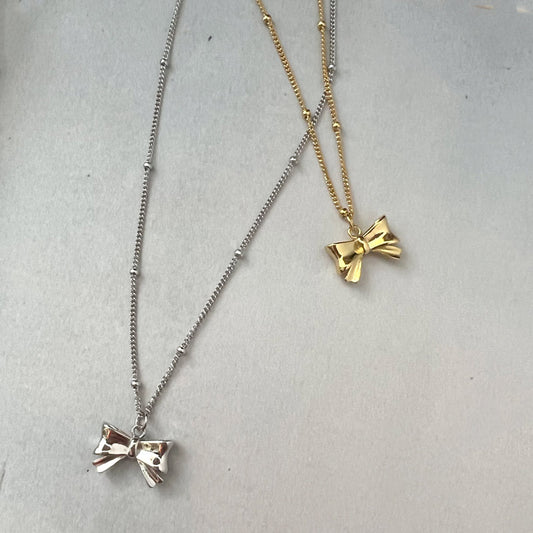 tresorie bow necklace 