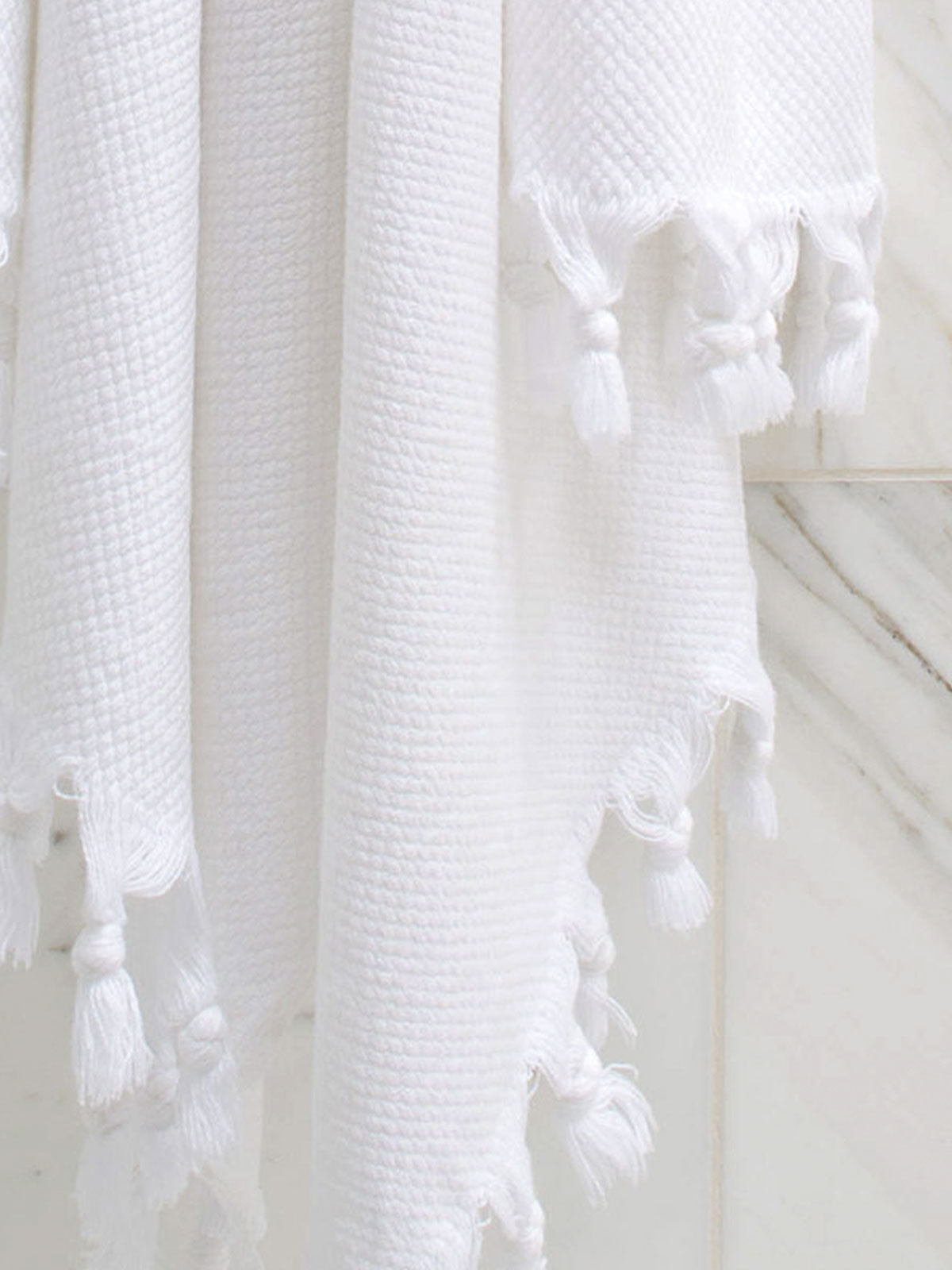 Bath towel Baklava white