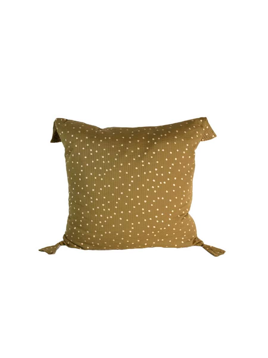 Cushion cover gold spots