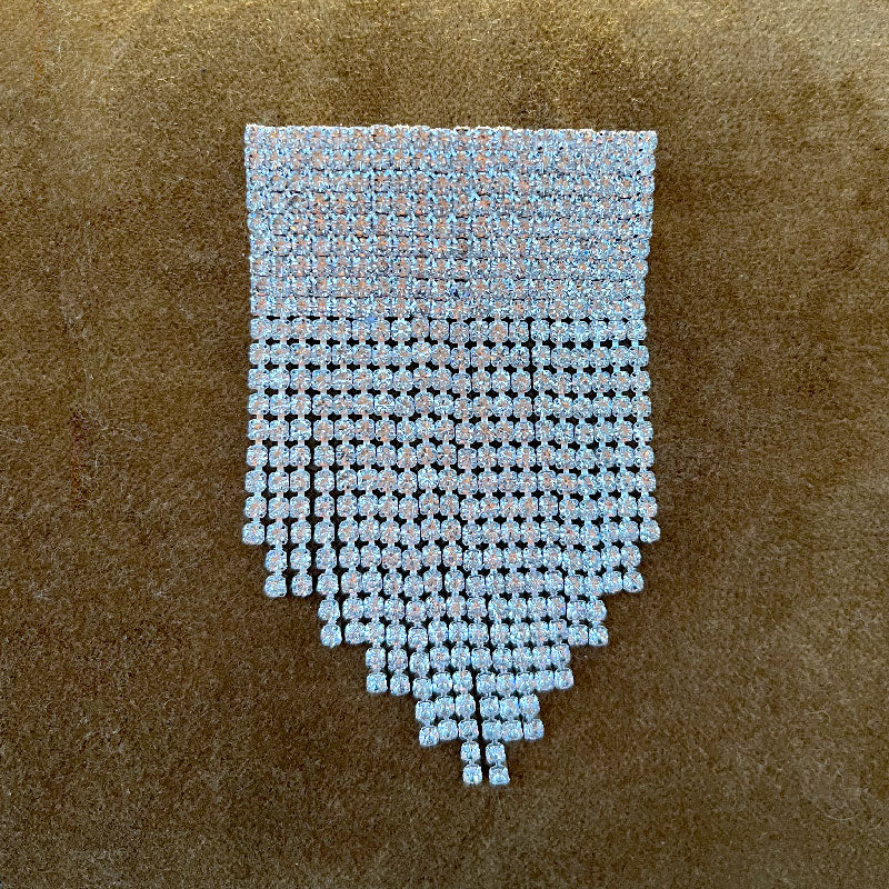 Gatsby brooch epaulette silver