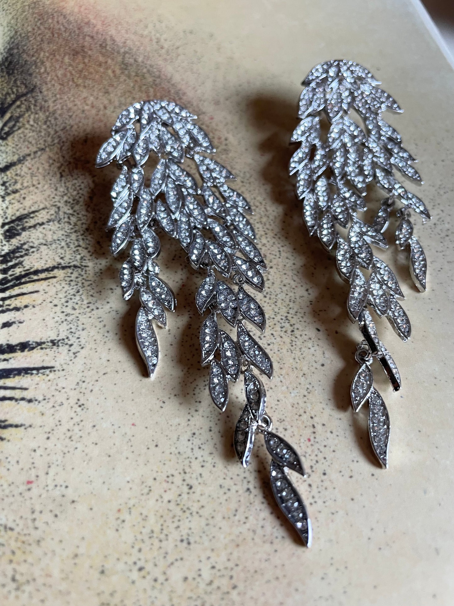Wisteria earring silver