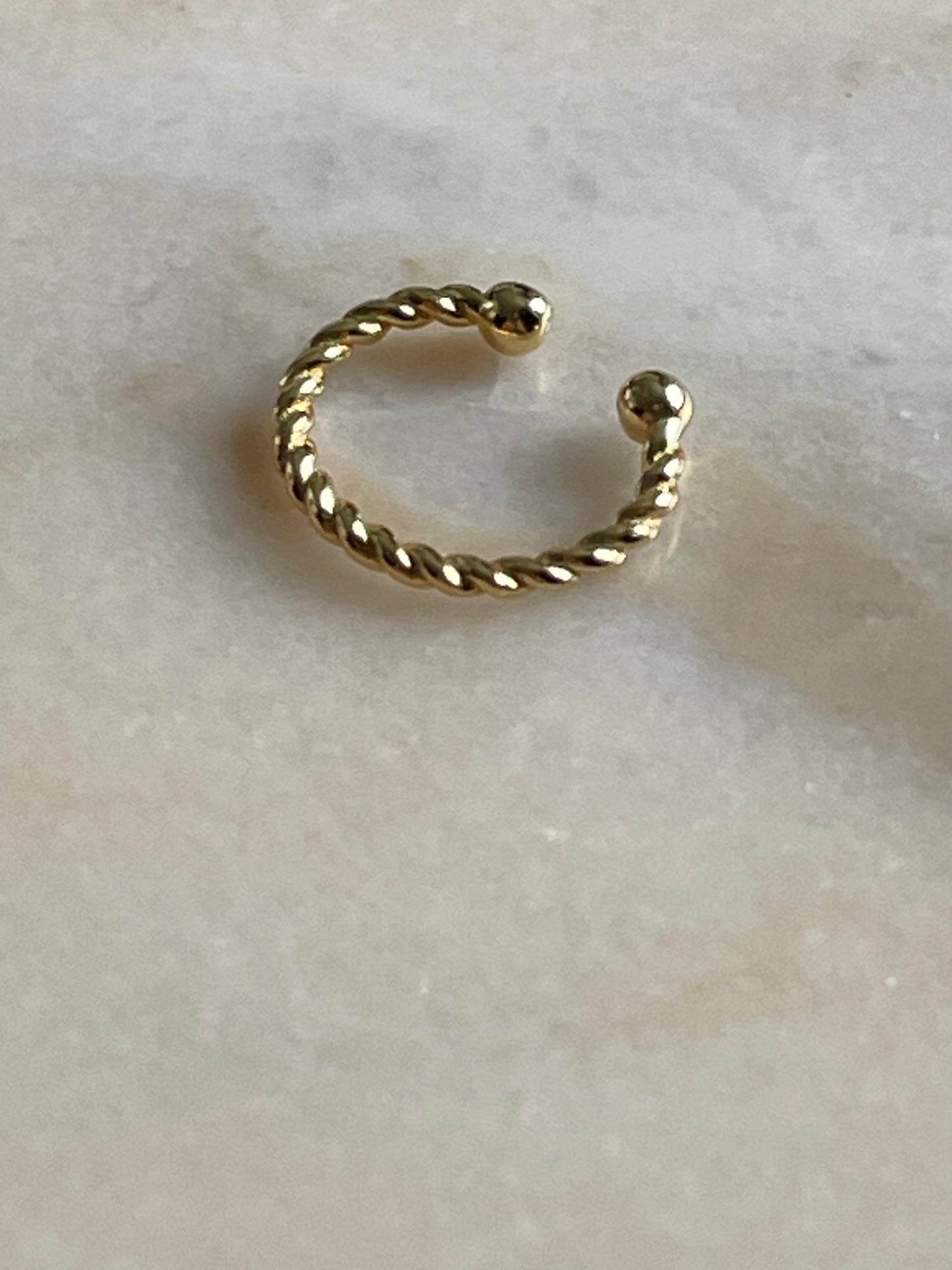 Rope Ear Cuff Gold