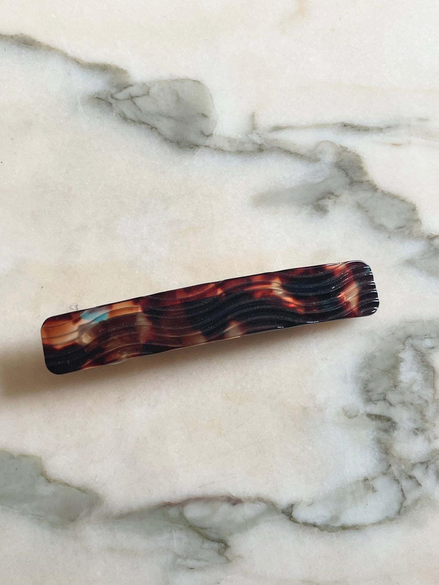 Lulu hair barrette Brown