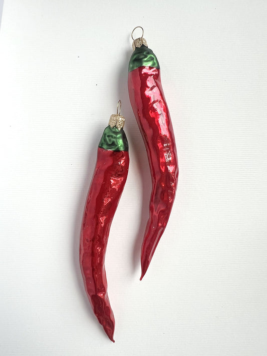 Chili Ornament, Red