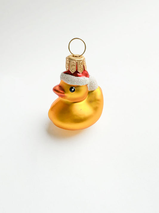Merry Duck Ornament