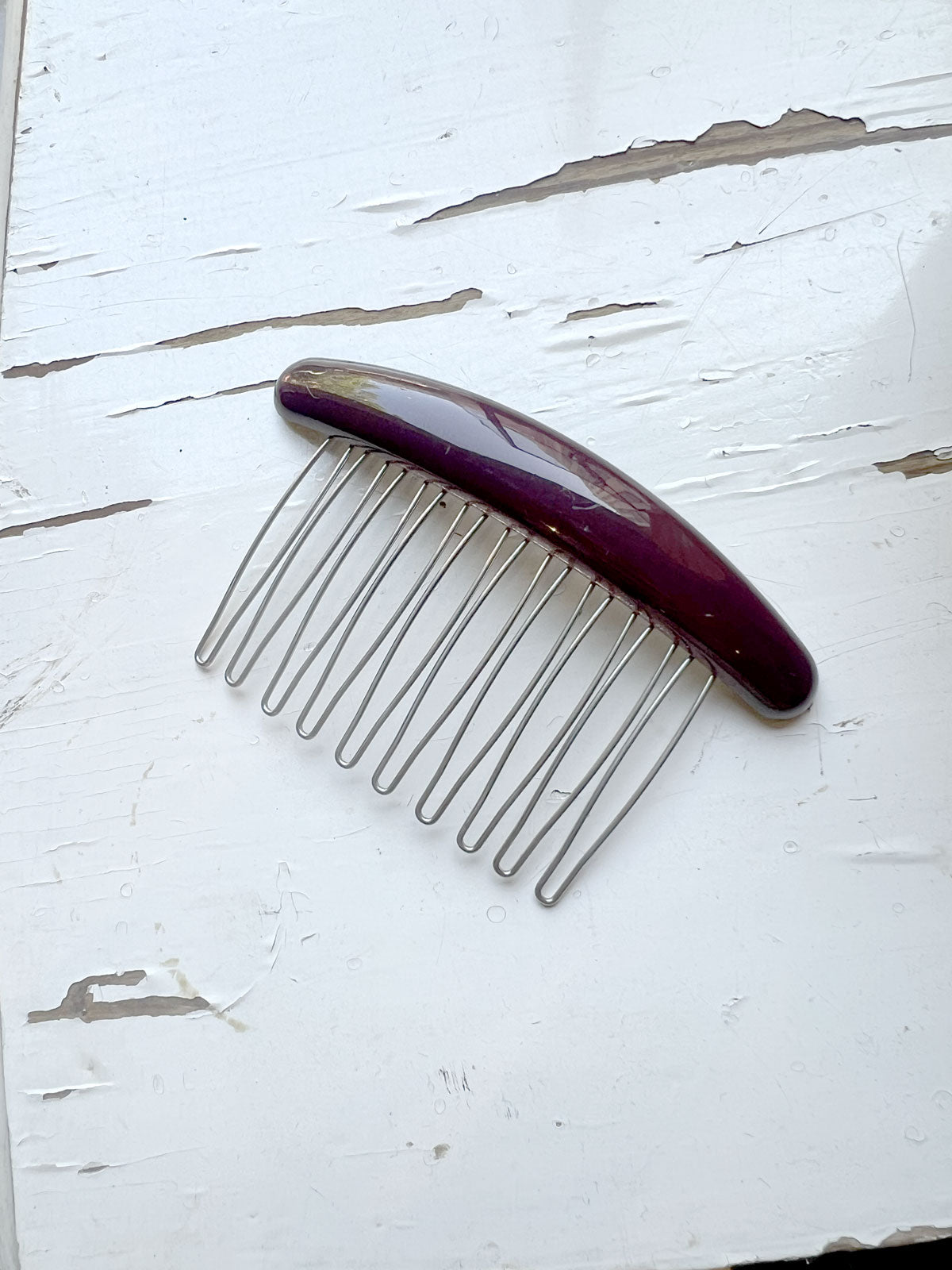 Classic hair comb Burgundy