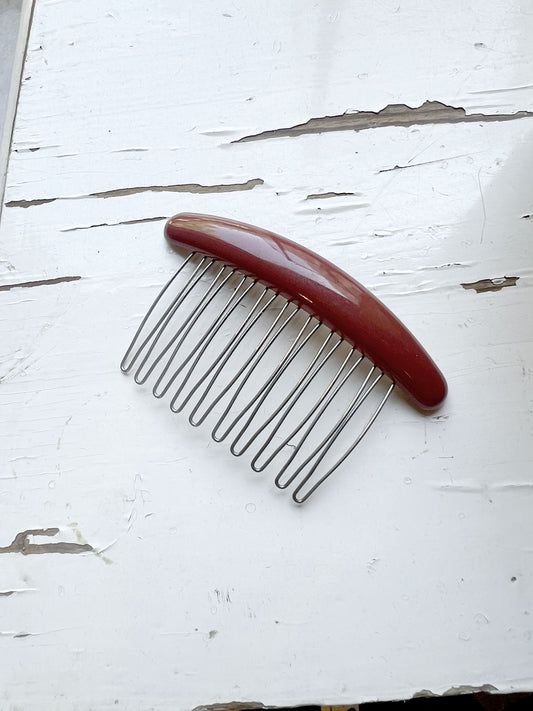 Classic hair comb rusty