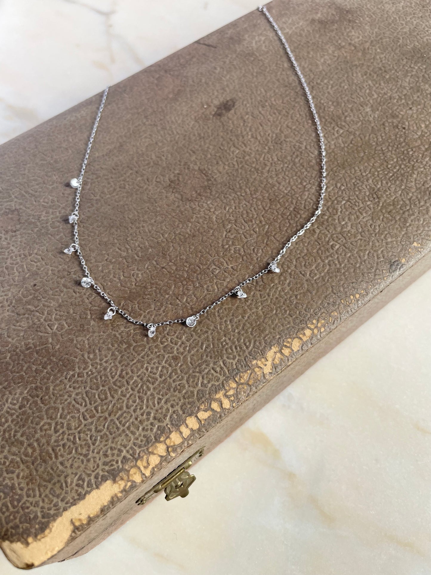 Cascade necklace Silver
