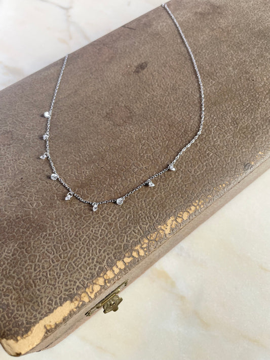 Cascade necklace Silver