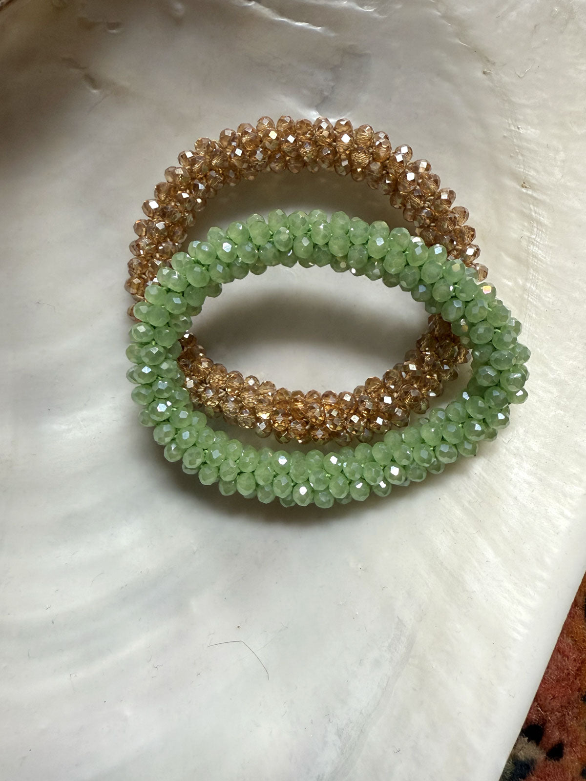 Daria hair & Wrist band Champagne