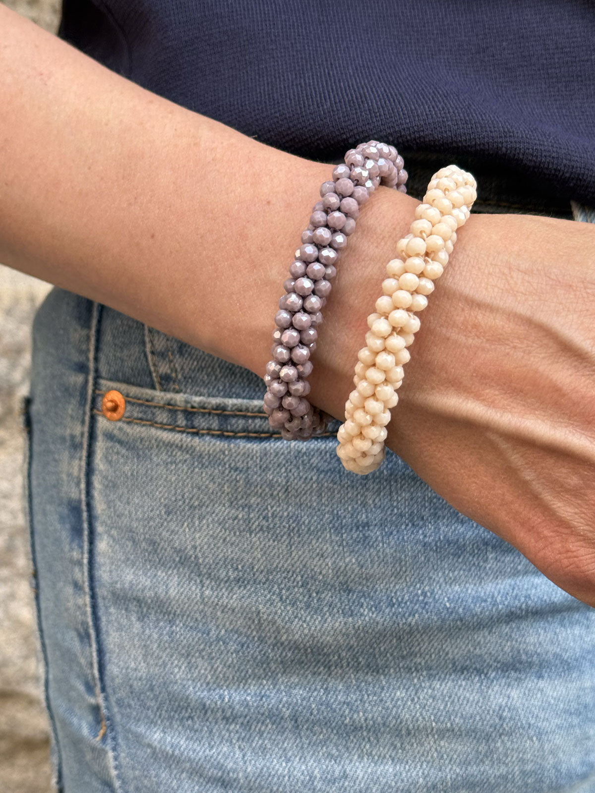 Daria hair & wrist band Lavender