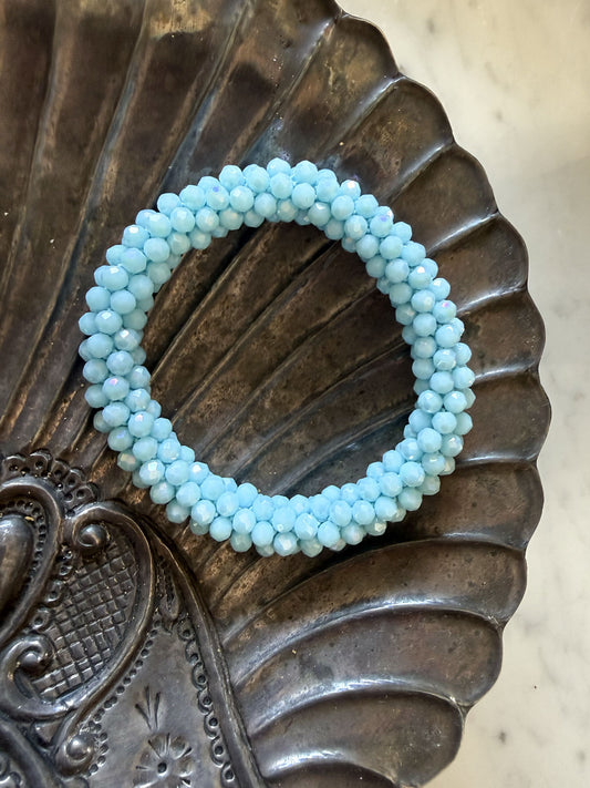 Daria hair & wrist band Turquoise