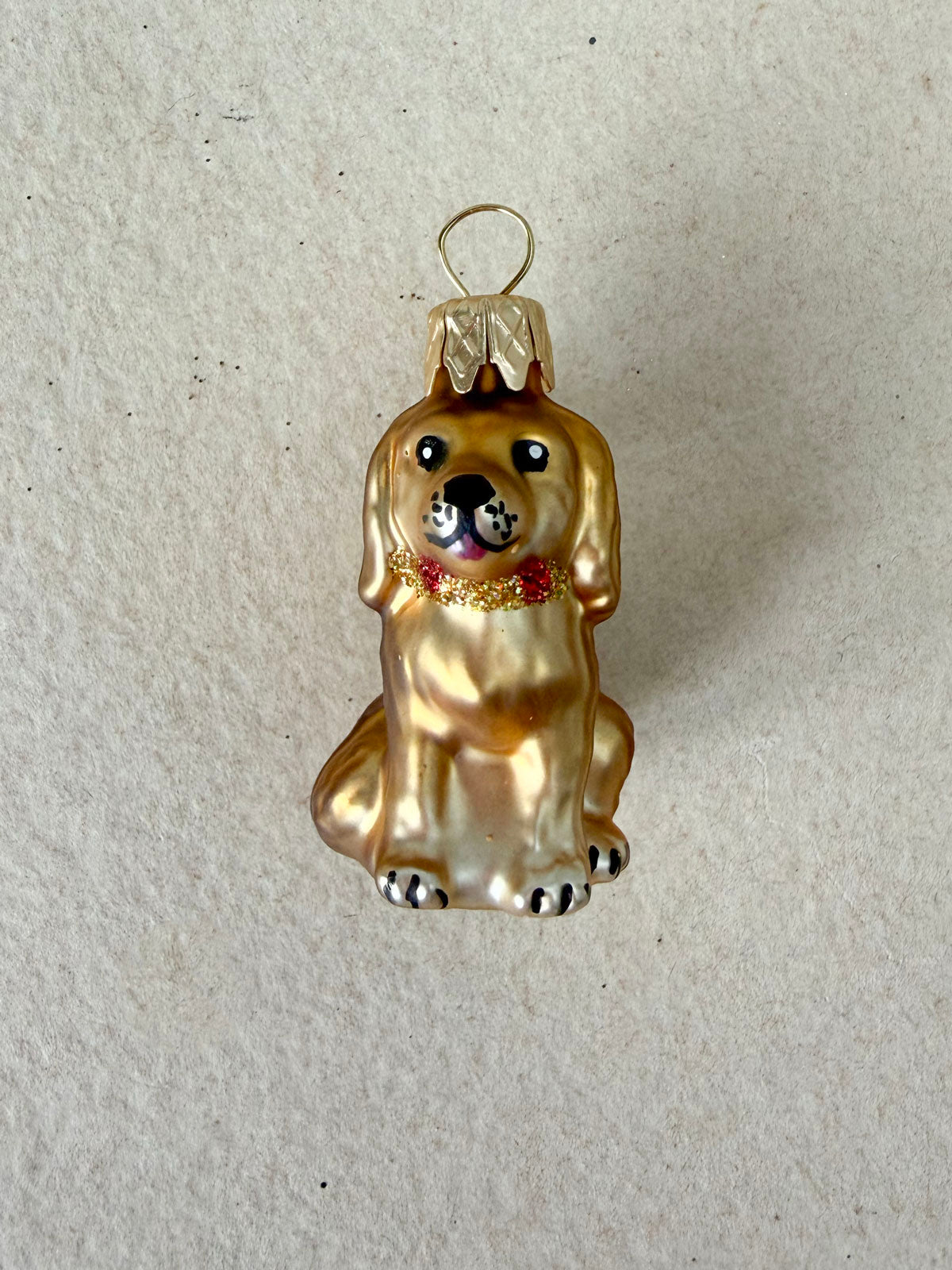 Mini Dog Glass Ornament