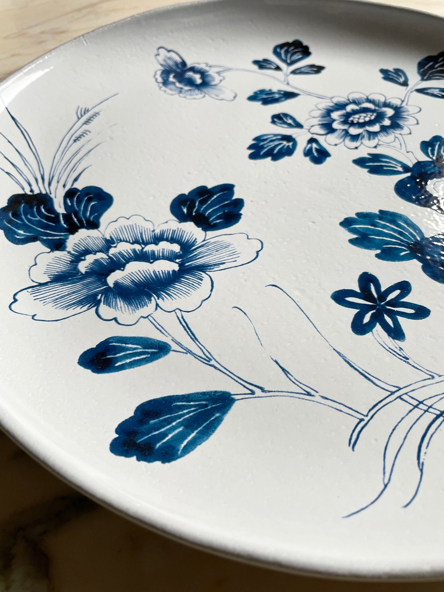 Peony chrysanthemum Bristol plate