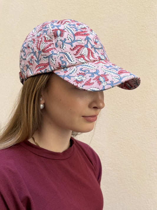Edith Cotton Cap Pink