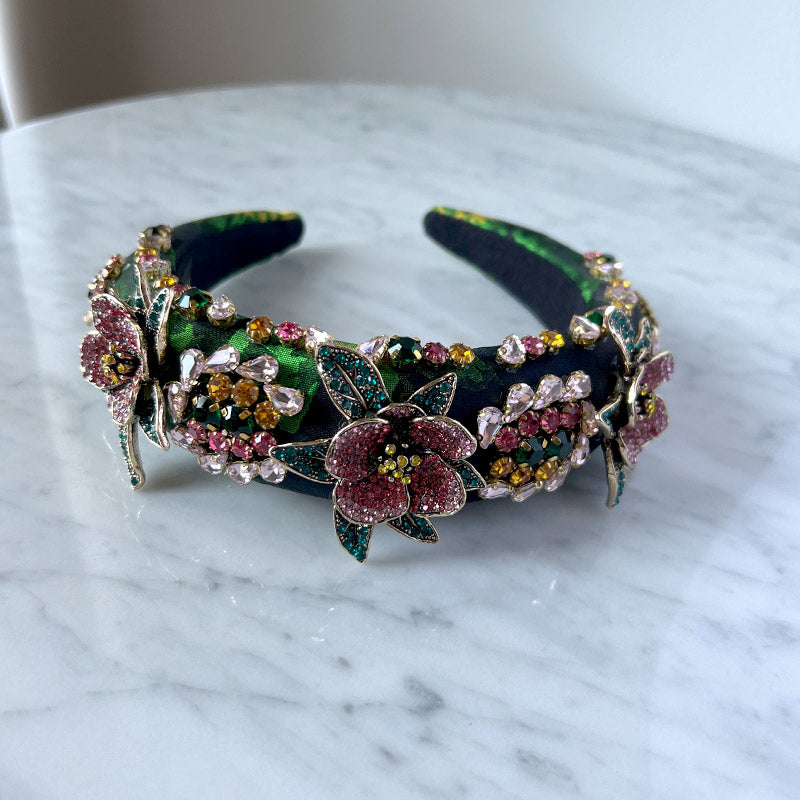 Extravaganza headband green