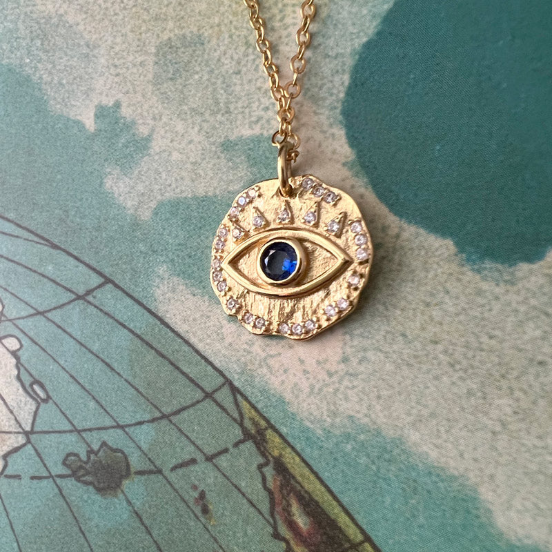 Evil eye necklace