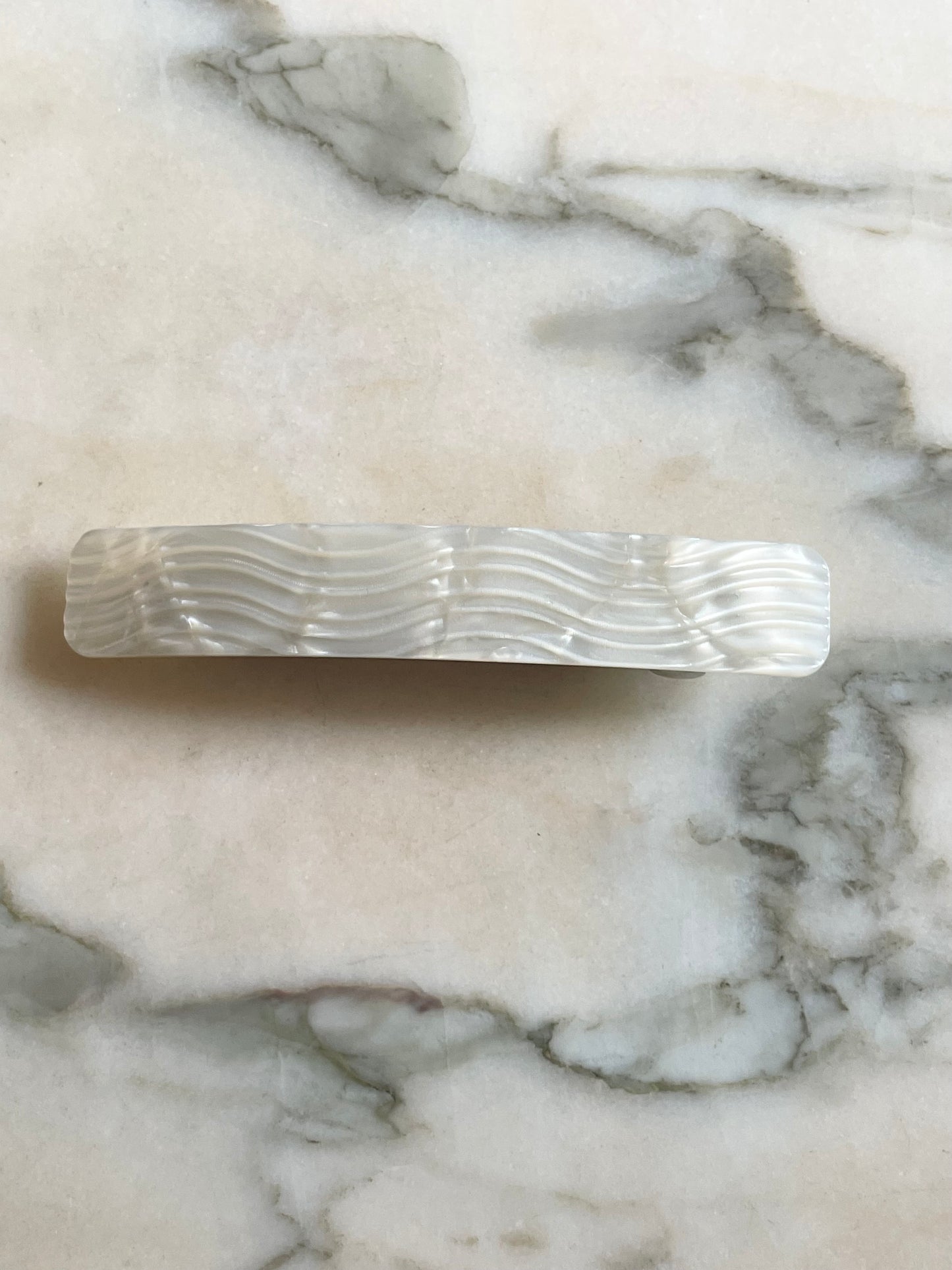 Lulu hair barrette Cream
