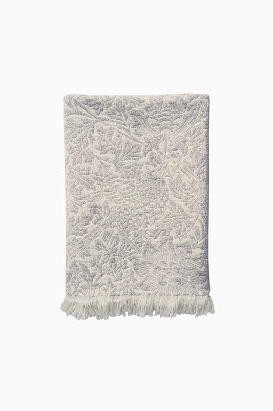 William Morris Anemone throw blanket Blue